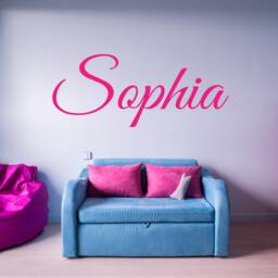 Custom Name Decal - Customizable Girls Room Personalized Vinyl Wall Art Nursery Decor Vwaq-Cs3