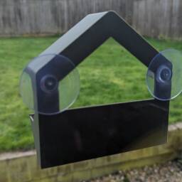 Small Glass Window Mounted Bird Feeder Station With Strong Suction Pads - thumbnail 3