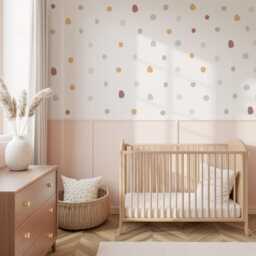Irregular Polka Dots Nursery Wall Stickers - thumbnail 3