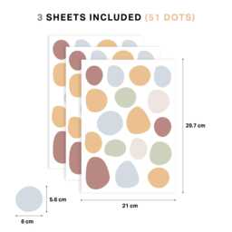 Irregular Polka Dots Nursery Wall Stickers - thumbnail 4