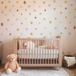 Irregular Polka Dots Nursery Wall Stickers - thumbnail 1