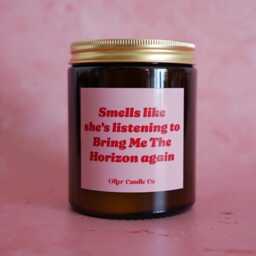 Bring Me The Horizon Candle, Funny Gift For Her, Soy Wax Candle - thumbnail 2