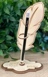 Personalised Teacher Gift Pencil Holder Desk Tidy , Wooden - thumbnail 1