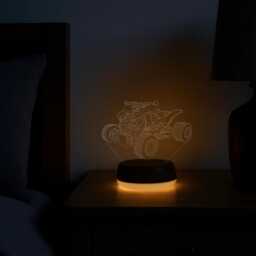 Quad Bike Led Night Light, Gift, Gifts For Him, Her, Lights, Bedroom Light - thumbnail 3