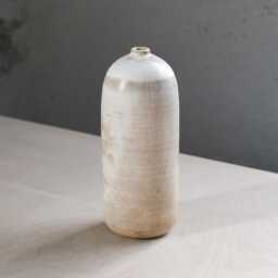 Handmade Ceramic Vase - Minimalist Earth Tone Glaze, Modern Home Decor - thumbnail 1