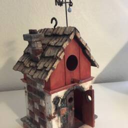 School House Spirit - Angel House.mixed Media By Tazz. Created To Let Your Angels Know They Are Welcome.genuine Angelite Bead Included - thumbnail 3