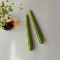 Tall Taper Candles - Wedding Collection Dinner Candle Green Shades Colourful Stick Pack Xmas Table - thumbnail 2
