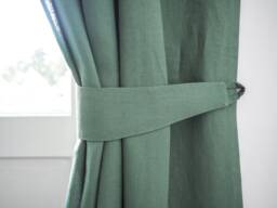 Handmade Green Curtain Hold-Back - Rustic Greenery Home Accent - thumbnail 1