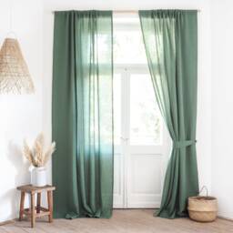 Handmade Green Curtain Hold-Back - Rustic Greenery Home Accent - thumbnail 3