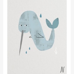 Poster Mural/Abc Kids N Poster, Animal Alphabet, Letters, Children's Room Wall Decoration Room, Art Print, As A Gift - thumbnail 2