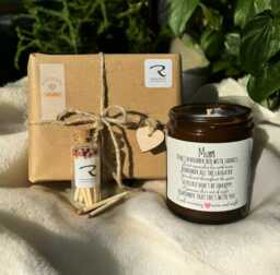 Mum Sympathy Candle, Aromatherapy Gift For Loss, Thinking Of You At Christmas, Christmas Mum - thumbnail 1