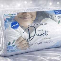 Luxury 13.5 Tog Winter Duvet, Hotel Quality Microfiber, Breathable Cozy Bedding - Single Size - thumbnail 3
