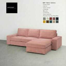 Kivik 3 Seat With Chaise Cover, Custom Sofa Chaise, Replacement Cover - thumbnail 4