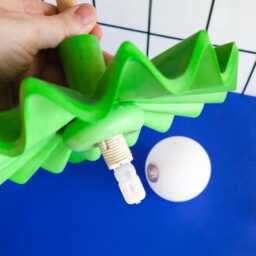 "Green Wavy Hanging Lamp " - thumbnail 2