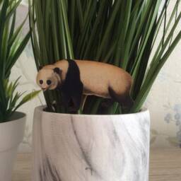 Plant Buddy Decorations , Panda Gift Ideas, Tiger Lover Gifts, Tiger Plant Stakes , Decor , House Gifts - thumbnail 2