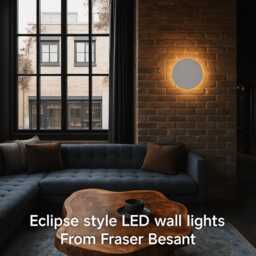Odean Eclipse Led Wall Light 300mm Round - thumbnail 2