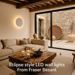 Odean Eclipse Led Wall Light 300mm Round