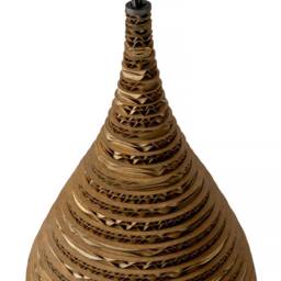 Cardboard Hanging Lamp - Cone Xs - thumbnail 4