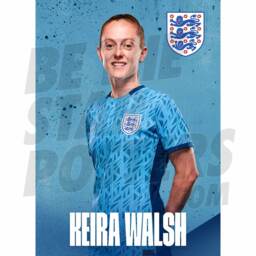 Lionesses Walsh 23/24 Away Headshot Poster - Officially Licensed Product A4/A3 Framed Options - thumbnail 1