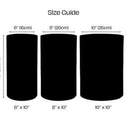 Granite Limeade, Heliotrope Or Marzipan Drum Lampshade, Tall Cylindrical Design, 6x10 Inch - thumbnail 3
