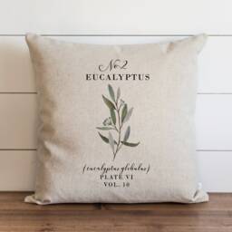 Eucalyptus Pillow Cover - Christmas Holiday Covers Decor 20 X 18 - thumbnail 1