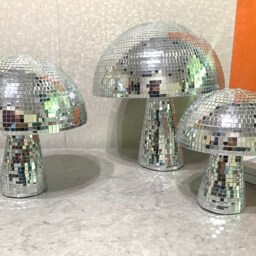 Handmade Disco Ball Mushroom Decor - Party & Home Decoration - thumbnail 3
