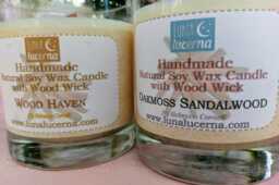 Soy Wax Candle With Wood Wick - All Natural 8Oz Crackle Scented Reusable