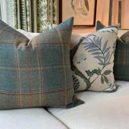 Kravet Shetland Plaid in Teal Wool By Mulberry For Kravet-Cover(S - Backordered April - thumbnail 3