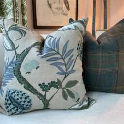 Kravet Shetland Plaid in Teal Wool By Mulberry For Kravet-Cover(S - thumbnail 4