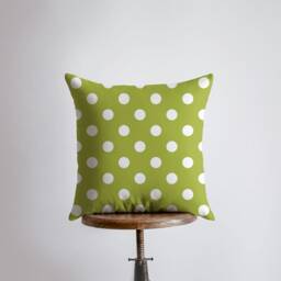 Love Floral Green Polkadot Pillow Cover - Throw Home Decor Rustic Farm Valentines I You Gift Valentine Day - thumbnail 2