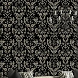 Wall Stencil Large Damask Leonard Stencils Better Than Wallpaper For Diy Decor - thumbnail 2