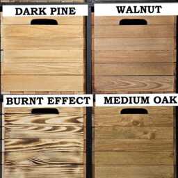 Scandinavian Redwood Wooden Crate Shelf Home Storage 40cmx50cmx30cm - thumbnail 4