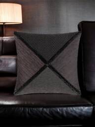 Gray Geometrical Design Decorative Pillow Cover, Cushion, Throw Pillow, Home Decor, Living Room, Gifts For Her - thumbnail 1