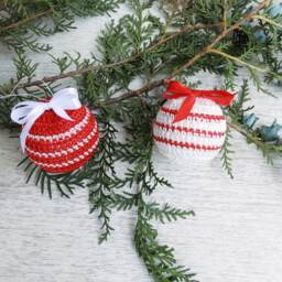 Crochet Christmas Tree Decor Ornaments Set Of 12, Home - thumbnail 2
