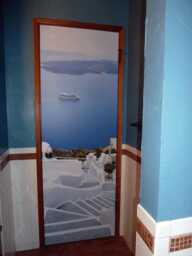 Door Wall Sticker Sea Views/View Vinyl Decal Mural Wallpaper/ Peel & Stick Decal/ Wraps - thumbnail 1