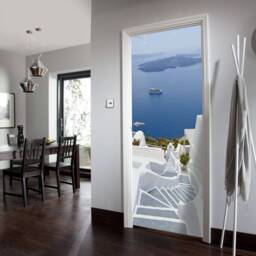 Door Wall Sticker Sea Views/View Vinyl Decal Mural Wallpaper/ Peel & Stick Decal/ Wraps - thumbnail 2