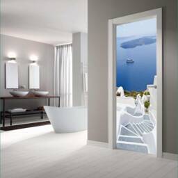 Door Wall Sticker Sea Views/View Vinyl Decal Mural Wallpaper/ Peel & Stick Decal/ Wraps - thumbnail 3