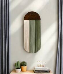 Macrame Wall Hanging, Art, New Home Gift, Bedroom Decor For Room, Mothers Day Gifts, & Tapestry V61 - thumbnail 1