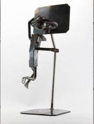 Basketball Player - Metal Art Figurine Railroad Spike Art Nba - thumbnail 3