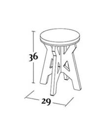 Spinny - Movable & Durable Wood Stool Requiring No Tools, Screws, Or Skills To - DisAssemble, Made Of High Quality Hpl Birch Plywood - thumbnail 4