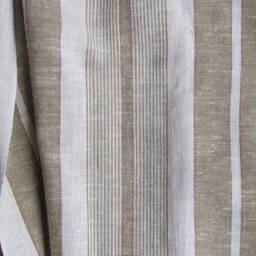 "striped Linen Kitchen Curtain Or Table Topper H27""x W51" - thumbnail 3