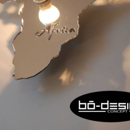 African D??coration, Lighting Wall, Africa, 35 cm, Led, 110 V, Lighting Designer, Ethnic Lighting, D??co Wall African, Elephant D??co, African Map - thumbnail 2