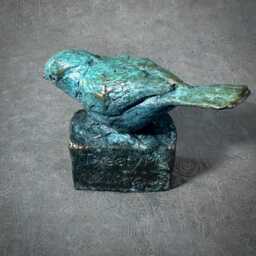 Tweetypie, Hand Cast Bronze Chickadee Sculpture Original Bird Lover Gift By Kindrie Grove - thumbnail 3
