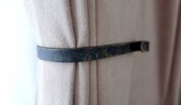 Iron Cottage Rustic Vintage Black Metal Curtain Holdback - 170mm Tieback, Pullback, Drapery Holder, Tie - Pack Of 1 - thumbnail 1