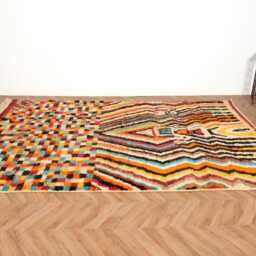 Vintage Boujaad Rug, Moroccan Rug 6x9 Ft - thumbnail 3