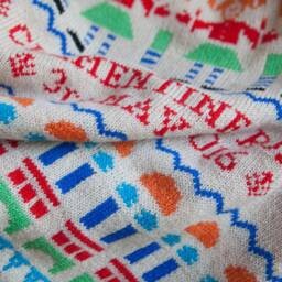 Lambswool Toybox Personalised Baby Blanket - thumbnail 2