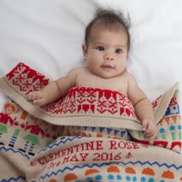 Lambswool Toybox Personalised Baby Blanket - thumbnail 1