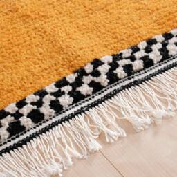 Wool Beni Ourain Rug, Moroccan Rug 3x5 Ft, Authentic Handmade Berber Carpet, Genuine Rug, Area Tapis Berbere, Teppich - thumbnail 4