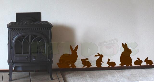 Rabbits Bunnies Wall Decal, Nursery Decoration, Easter, Country Art, Its A Southern Thing, Decor, Bunny Decor - image 1