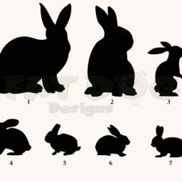 Rabbits Bunnies Wall Decal, Nursery Decoration, Easter, Country Art, Its A Southern Thing, Decor, Bunny Decor - thumbnail 3
